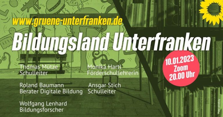 Bildungsland Unterfranken – Online-Diskussionsabend