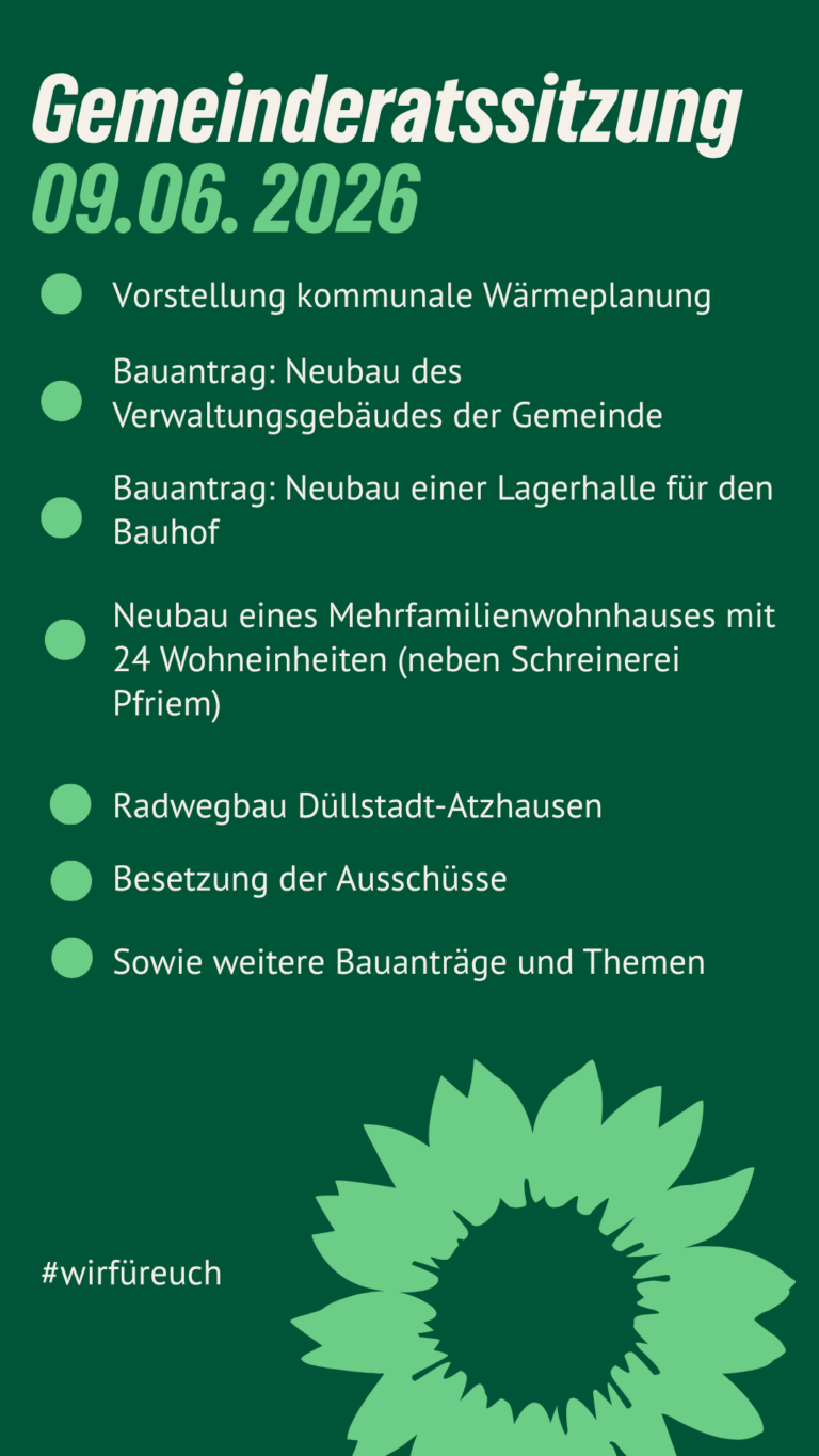 Sitzung am 9.Juni